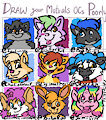 Draw Your Mutuals OCs Poorly Meme