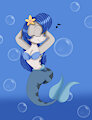 Bluebell as a Mer-Lizard