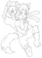 Maverick and Renegade cuddles [by] MDTailz