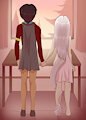 *C*_Holding hands