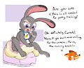 Judy Hopps Potty "Training" by BoredomWithFriends