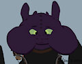 Toothless the Air headed Night Fury by LightningTheSkrill