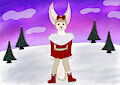Xmas Fennenc Fox by kittipantsu