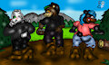 Teddy Burrs muddy playdate
