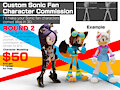 1 SLOT LEFT $50 Custom 3D Sonic Fan Characters Commission // ROUND 2