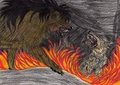 Fight of firehounds