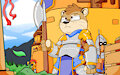 Guarding the castle