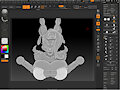 Demon Lizzy Model W.I.P 3 by HappyAnthro