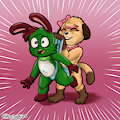 Bun Wedgie (by Skeletonkid5)