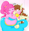 :Commission: Mesmerizing Genie Kisses by Blackbewhite2k7