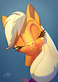 Kissy Applejack by CartoonGurra