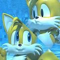 [3D] Classic and Modern Tails breath holding