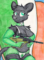 Armed Anthros: Steyr AUG