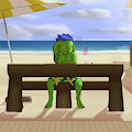Alone at the beach