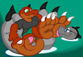 Gabby's dino throne by MattyB2009