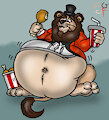 well fed Lionel by TheRedSkunk