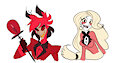 Alastor x Charlie Hazbin Hotel by CobaltPie