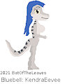Commission: Bluebell the Blue-tongued skink