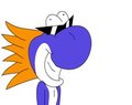 The Crazy Blue Yoshi by Yagoshi