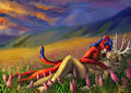 Hidden in flowers