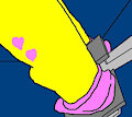 Milachu pedal pumping in loose socks