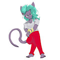 Request: Bulma/Beerus by DrChicken