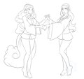 Wanda and Nami hypnotized