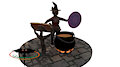 Cat Mage (Gif) by Dracorax
