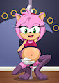 Pregnant Amy Rose Pole Dancing