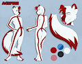 AceFire Fursuit Reference Sheet (Commission)