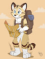 Tourist Cat by pandapaco