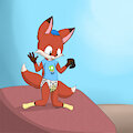 Standing-up potty break (by ConejoBlanco)