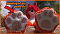 just my big foxy paws on video