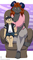 Mommy Kali with his son Jay