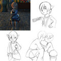 Lalafell Yukata Sketches