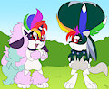 Meet the new hybrids Galarian Ponlu and Calyrolu