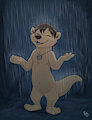 Sven in the rain by pandapaco