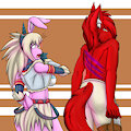 Monster Furry World by Momothebunnyarts