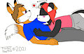 A Sweet Snuggle by FosterLightdweller