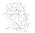 Chase and Lightpaw [DBD Patreon Pic] by rnixon