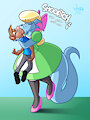 [C] The kisser with the pink heels