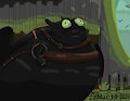 Shrek Toothless Inflation by LightningTheSkrill