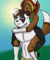 Foxxy Back ride by Kegawa