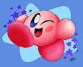 kirby blue/purple stars