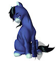 Blue pony