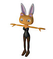 Rocky in bunnysuit [test] by SimPiko