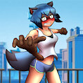 angry tanuki