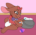 Painting Easter Eggs (NazzNikoNanuke)
