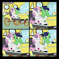 [C] Swift Brush and Sweetie Belle by UniaMoon