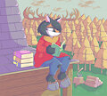 Reading in the evening by AlePawski